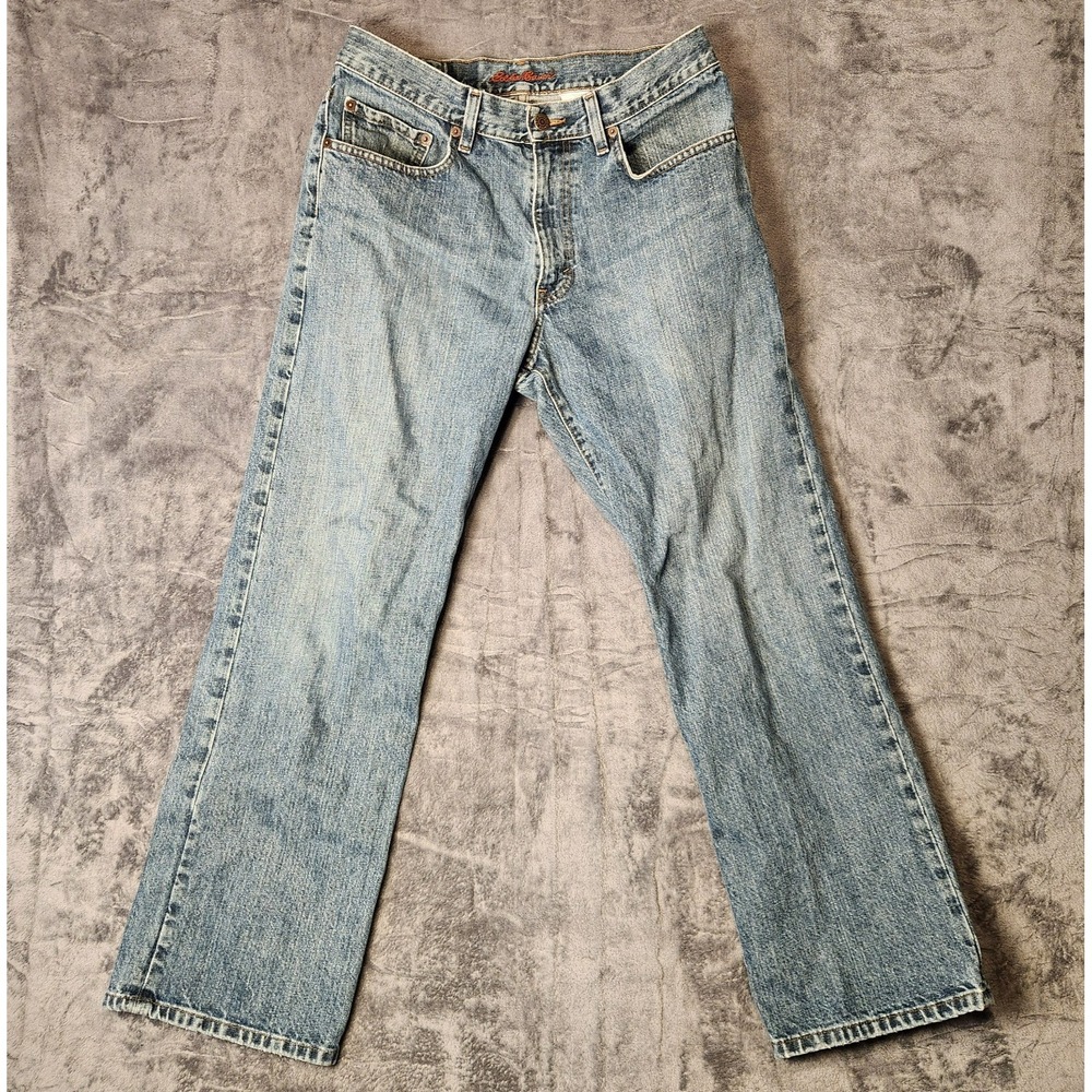 Vintage Eddie Bauer Mens Jeans 32x30 Medium Wash Blue Straight Leg 2007 Y2K